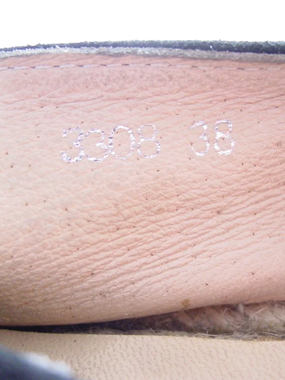 CHANEL CC Logo $975 Black Suede Espadrilles Loafers Flats 38/8 - Made in SPAIN - Picture 8 of 11